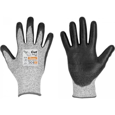Schnittschutzhandschuhe Stufe 5 Polyurethan Beschichtung schwarz/grau 11 (1/3)