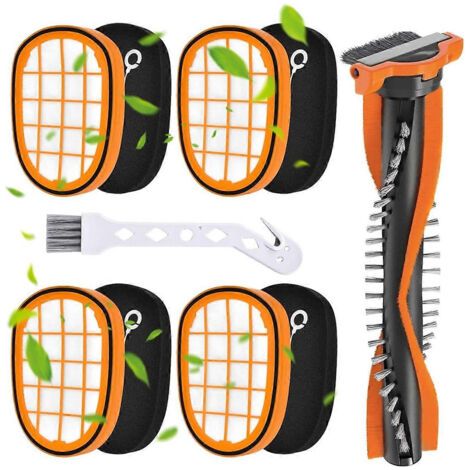 Filtre et brosse de rechange pour aspirateur Philips Speedpro Max, compatibles avec les modèles Ph.