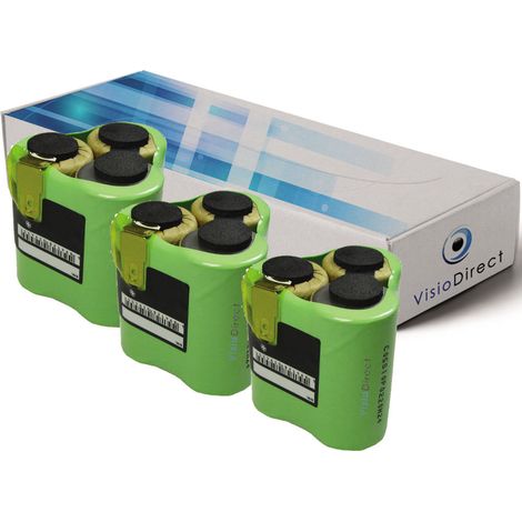 Lot de 3 batteries pour AEG Liliput outil sans fil 3000mAh 3.6V (1/2)