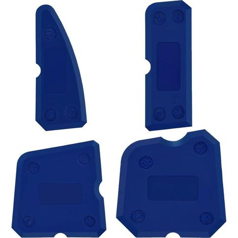 SHINING HOUSE4 Pièces Ensemble d'Outils de Calfeutrage en Silicone Kit Lisseurs de Joints pour Coulis d'Étanchéité Silicone Finition de Cachetage (1/5)