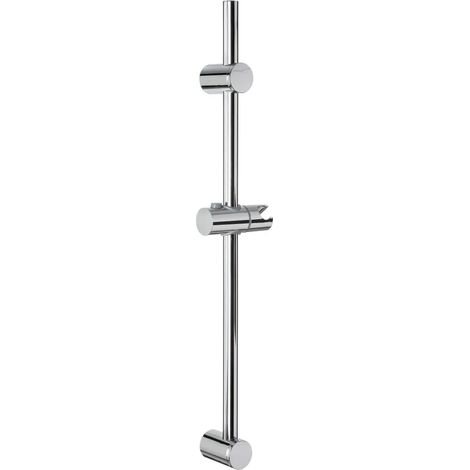 Ensemble de douche 65 cm couleur argent, fixation murale, 1 pièce, dimensions standard, taille unique pour salle de bain (1/3)