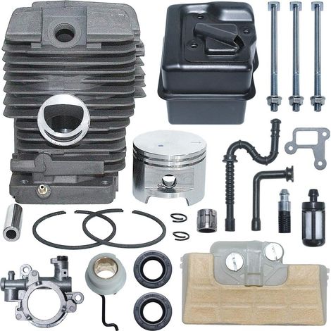 Kit cylindre piston silencieux d'échappement 49mm pour Stihl MS390 MS290 MS310 029 039 Tronçonneuse Remplace 1127 020 1216,1127 140 0601 (1/5)
