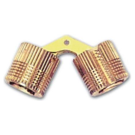 Cernniera per Mobili a Scomparsa in Ottone Lucido misura 12 mm (1/2)