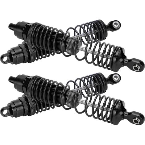 Amortisseurs Avant Arrière en Métal pour Modèles RC Traxxas Slash 1/10 - Noir (1/5)