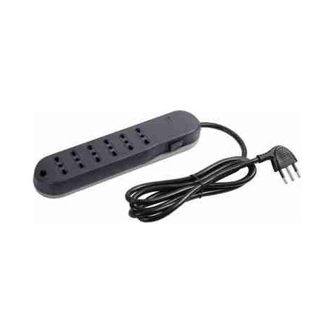 BTI3636GB Multipresa SLIM6 bipasso con interruttore safe e cavo - grigia