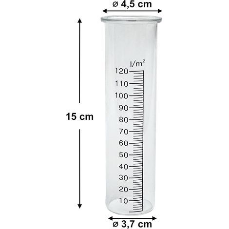 Verre de rechange pour pluviomètre petit (1/4)