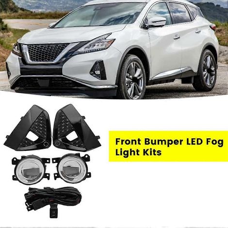 LED-Nebelscheinwerfer-Set mit Leuchtmittel, Kabelbaum und Schalter für Nissan Murano 2019–2024 (1 Set). Inklusive Abdeckung. (1/5)