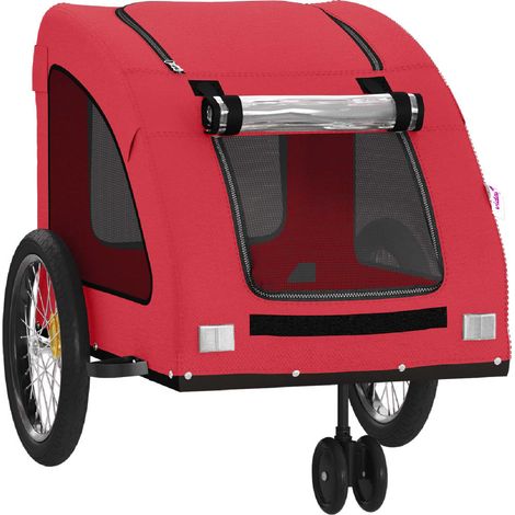 Rimorchio/carrello per animali domestici rosso 020044352