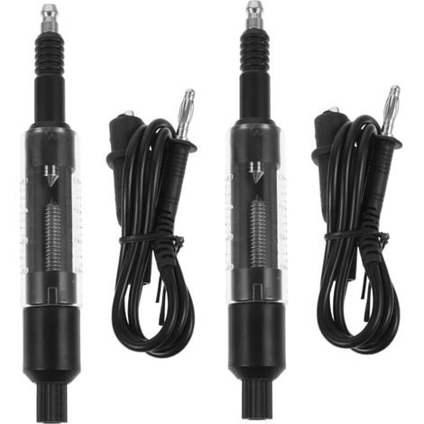 2pièces Testeur Allumage pour Bougies et Bobines Compatible Moto Voiture Outil de Mesure Haute Tension