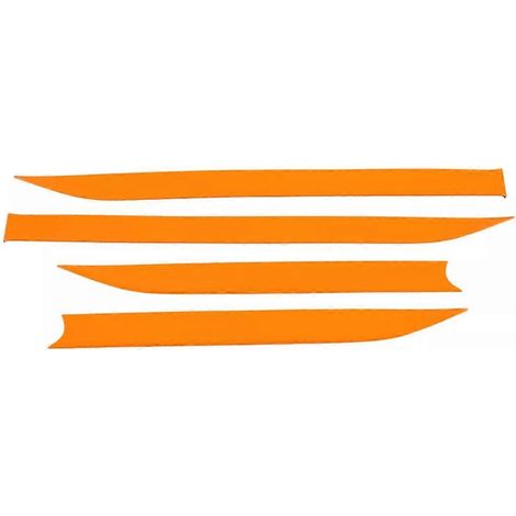Compatible avec Ford Ranger 2023-2024 : garniture de panneau intérieur de porte, accessoire intérieur orange (1/5)