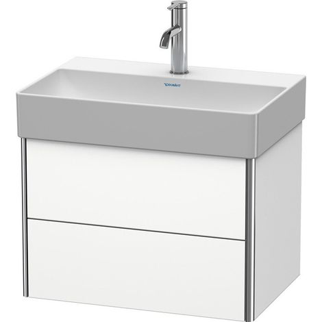 Meuble sous-vasque Duravit XSQUARE COMPACT 397x584x390mm blanc mat