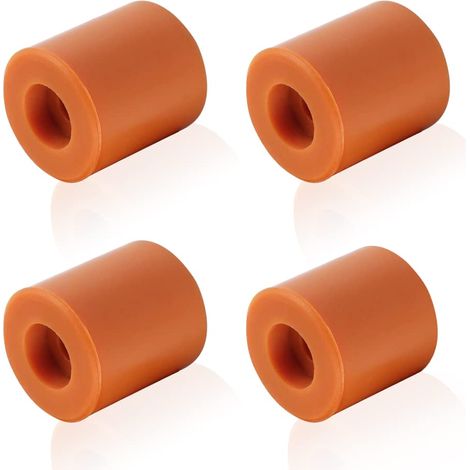 Colonna di livellamento del letto riscaldato in silicone per stampante 3D, cuscinetto in silicone resistente al calore originale per letto riscaldato stabile per Ender 3/ 3V2/ 3 Pro, CR-10 (4 pezzi)