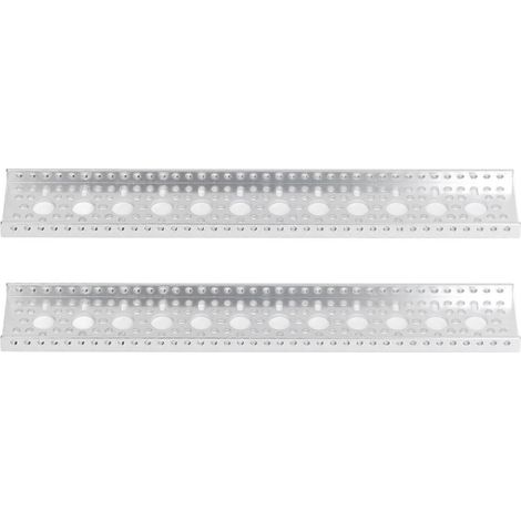 2 Stück U-Profil Aluminium 48x12mm Hochleistungs-3-Seiten-Träger-Zubehörteil für Roboter 3121-0012-0312
