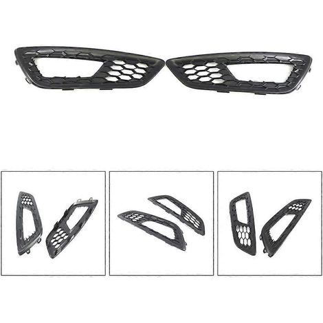 Cache de phare antibrouillard avant de voiture, enjoliveur, grille, cadre, 2 pièces pour Focus 15-18 (1/4)