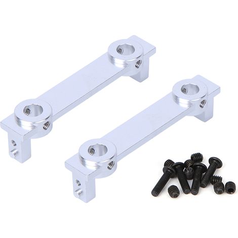 Plaque anti-choc en alliage d'aluminium pour voiture RC RGT 136100 1/10 - Accessoire de fixation et de rehaussement (1/5)