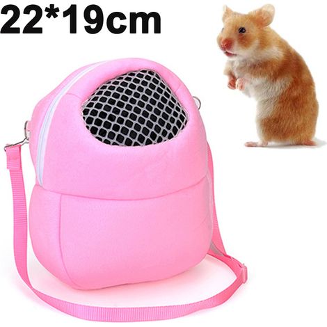 Sac de Transport pour Animaux - Maille Respirante - Bandoulière Réglable - Pour Hamsters Hérissons Squirrels Lapins - Tailles S/M/L (1/5)