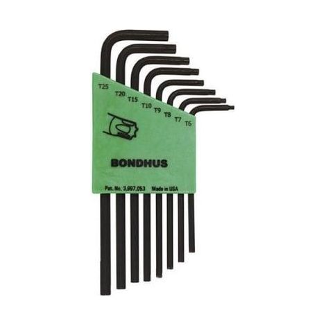 Bondhus Set di chiavi a brugola Torx in acciaio Protanium 8 pcs