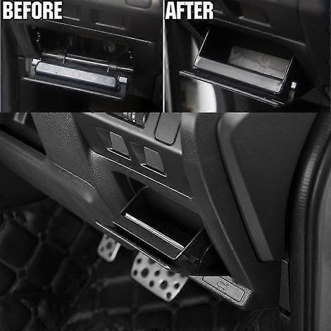 Boîte à fusibles, porte-monnaie, bac de rangement noir, plateau de rangement pour Subaru Impreza WRX (compatible avec les voitures Subaru) Panneaux de porte intérieurs et pièces (1/4)