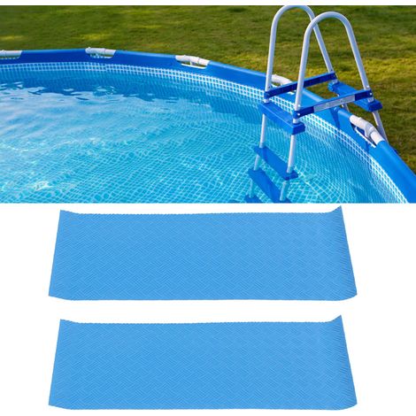 2 Pièces Tapis de Marches de Piscine Anti-Dérapant Protège Échelle 60cm Long-AUTRES (1/5)