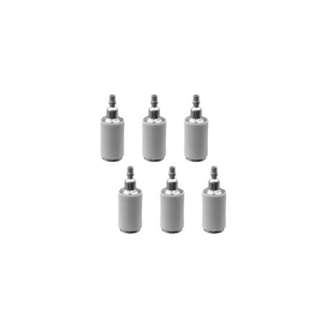 Lot de 6 filtres à carburant pour tronçonneuses. Compatibles avec Husqvarna. Remplace la pièce n° 530095646. - Crezuo (1/4)