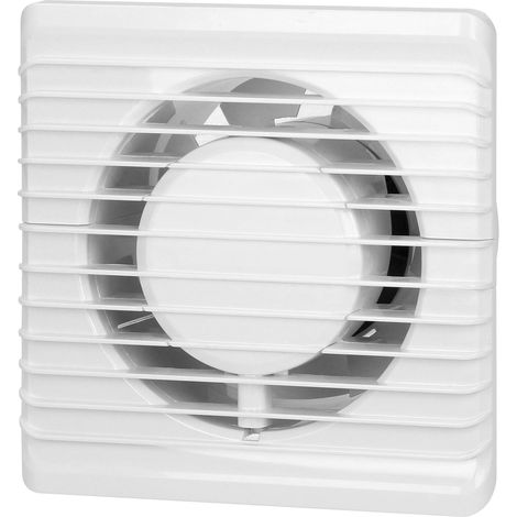 Ventilator im Badezimmer 100mm, Aufputz mit Feuchtesensor und Timer Virone Orno