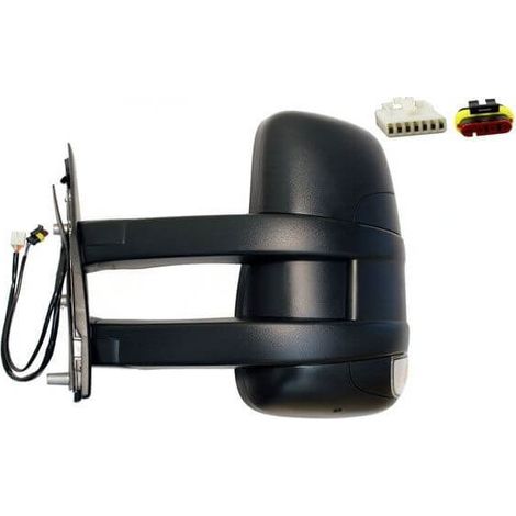 Rétroviseur électrique gauche chauffant bras long avec sonde Iveco Daily 2012-2014