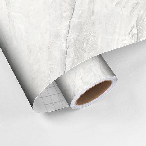 Revêtement sticker sol - MARBRE DE TRENTE - Rouleau adhésif Protection Anti-dérapant - 60x100cm (1/5)