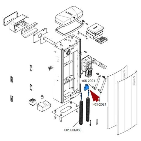 came pièce détachée étrier fixation supérieur ressort gt8 88003-0107 (1/3)