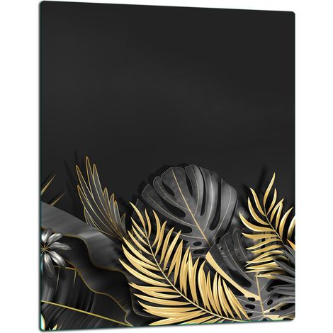 TAGLIERE IN VETRO 40x52 CON MOTIVO FIORI (1/5)
