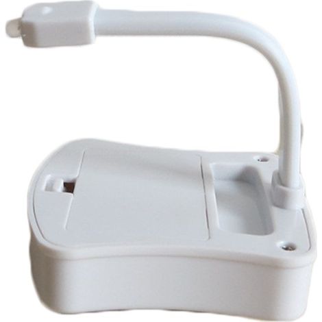 Veilleuse WC ludique avec détecteur de mouvement LED. 2 modes et 8 couleurs changeantes. Idéale pour les salles de bain et les toilettes, elle s'adapte à tous les WC. (1/5)