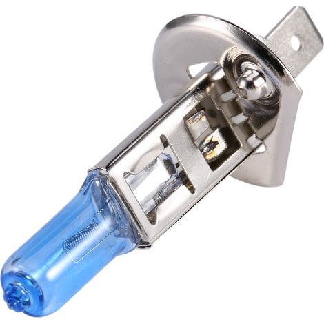 Ampoule halogène H1 100W 12V blanc pur, feu antibrouillard puissant, phare auto, source lumineuse voiture (1/5)