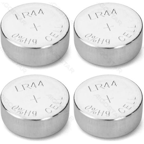 Pila de boton ag13 lr44 1.5v 4 uds aigostar