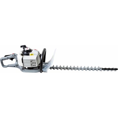 IKRA tagliasiepi a Scoppio IPHT 2660, Lunghezza 60cm, profondità di Taglio 27mm, manopola Rotante 180°, Nero, Grigio, Rosso (1/4)