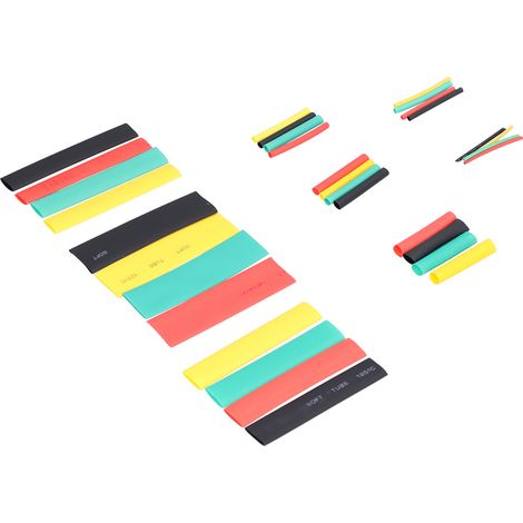 Kit de 328 Manchons Thermorétractables Multicolores pour Câbles Électriques et Isolation (1/5)