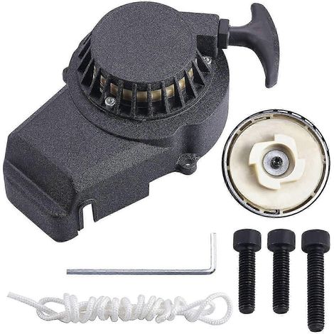 Kit de démarrage à rappel pour motos, compatible avec les moteurs 2 temps de 47 et 49 cm³, Pocket Coolster SSR SX50 Mini Dirt Bike, moto, quad, ATV, QVWHBYV (1/4)