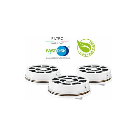 Pack de 3 filtros para botella de agua filtracion instantanea flowngo fd03a laica