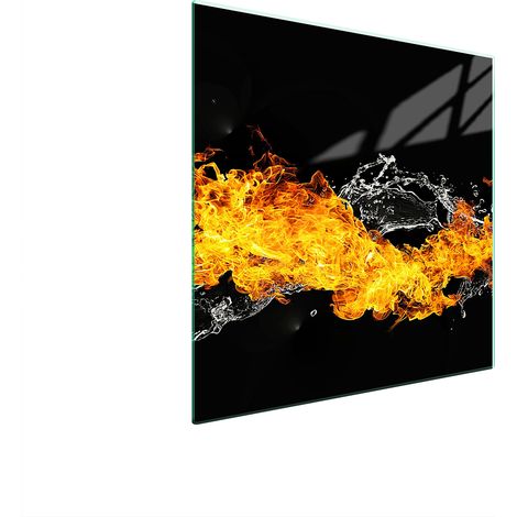 GLASSCHUTZPLATTE FÜR HERD 50x52 FIRE
