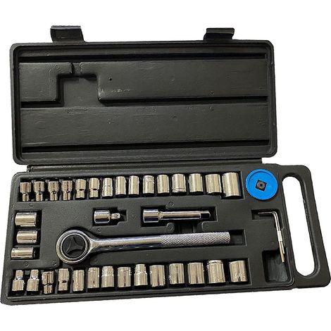 Kippen 1242DS - Set da 40 Pezzi di Chiavi a Bussola con Accessori.