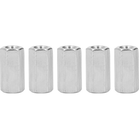 5 Pièces Écrous de Raccord Hexagonaux en Acier Inoxydable 304 avec Rondelles M12 pour Assemblages Mécaniques (1/5)