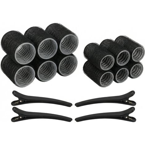 rulos de velcro, set para rizar el cabello, pinzas para el cabello, pasadores de peluquería (1/5)