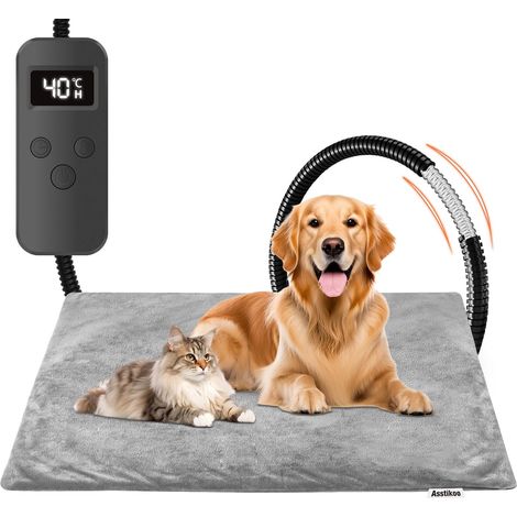 Heating Mat 70 x 45 cm Electric Heating Cushion 12 Time Control (1/5)