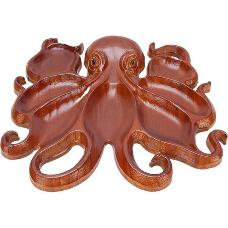 Wooden Serving Tray for Charcuterie and Fruit (Octopus B) (1/5)