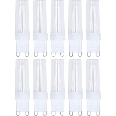 de 10 ampoules LED G9 petites lumière bleue économie d