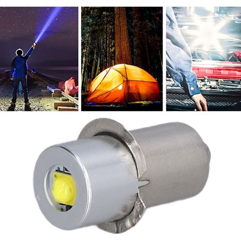 Ampoule LED 3W 3V pour lampe torche, lumière blanche intense et durable