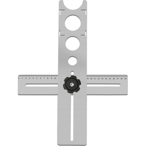 Adjustable Hole Finder, Tile Tool Ruler Tile Locator Tile Angle Measuring Ruler Tile Angle Measuring Ruler, 25/40/45mm,For Carpenter Tiler Paving Hole