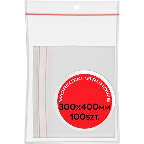 SACCHETTI CON CHIUSURA A ZIP 300/400 100 pezzi