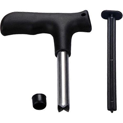 Outil ouvre-noix de coco noir (1 pièce) - Perforateur à eau pour noix de coco - Outil pour ouvrir les trous des pailles et ouvrir les fruits-Black (1/3)