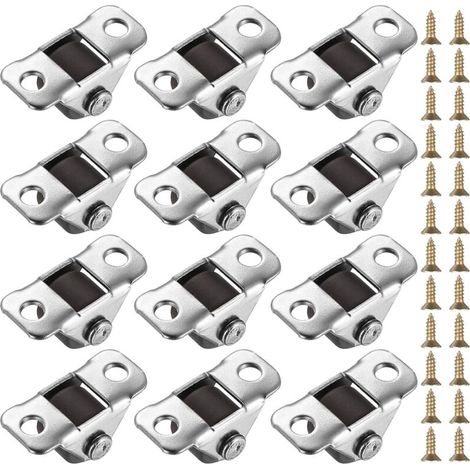 20 Stück Schwerlast-Möbelrollen, 12-mm-Mini-Lenkrollen für Möbel, Gummirollen für Kleingeräte und Gepäck, Gesamttragkraft 160 kg