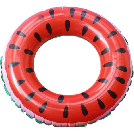 Bouée gonflable pour piscine, idéale pour les jeux d'eau en été. Anneau de natation avec valve double couche anti-fuite, tube flottant en PVC durable et sûr pour les fêtes à la piscine et à la plage. (1/5)