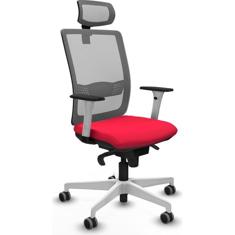Chaise de bureau piqueras y crespo Haches vert menthe accoudoirs blancs (1/2)